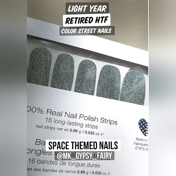 Last chance!Color Street Light Year Limited Edition Vegan Nail Polish Strips HTF - Picture 5 of 13